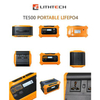 Lithtech TE500 500Wh Entrada de energía eólica solar 500wh Uso de emergencia de repuesto Almacenamiento portátil Banco de energía Estaciones de alquiler